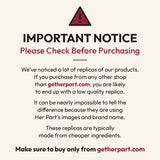 Important notice: buy Her Part only from getherpart.com
